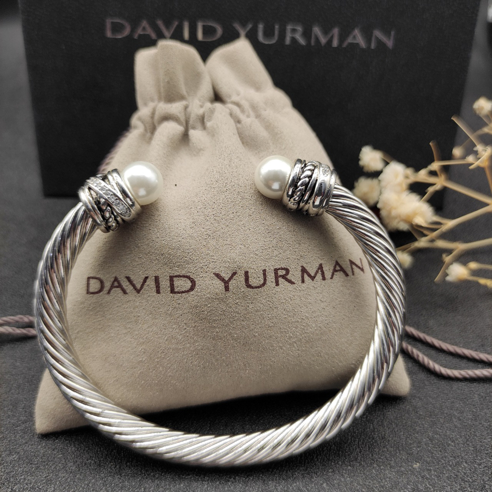 David Yurman 7mm rotating pearl bracelet - Picture 2 of 7